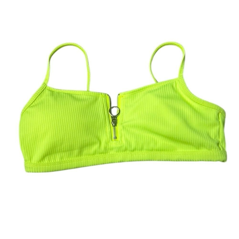 ReVamped Swim Top Lime Green Medium NWT